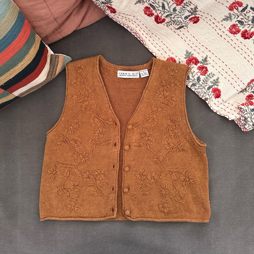 VINTAGE COTTON SILK VEST